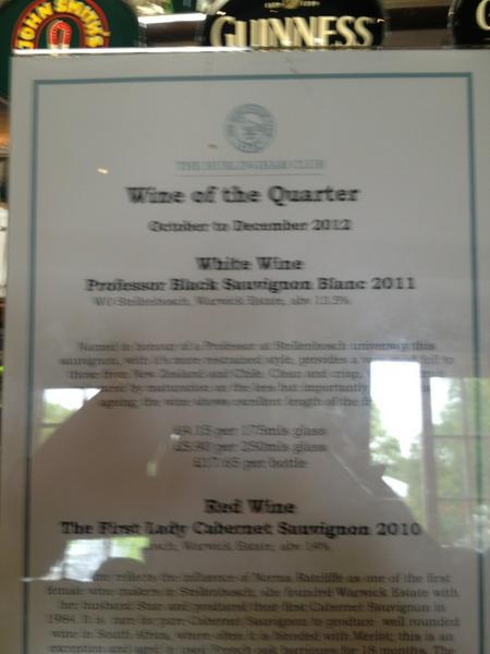 <a href="/mikeratcliffe/">FarmerMike™ 👨‍🌾</a> Warwick Estate is Winery of the quarter at the world famous Hurlingham Club