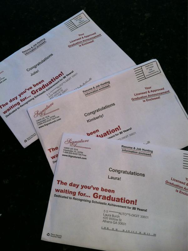 lauraeburch's tweet photo. Things are getting real @Julie_Hampton  @kbrookemckinnon! Graduation countdown-- 2 months! http://t.co/QLH5tf9f