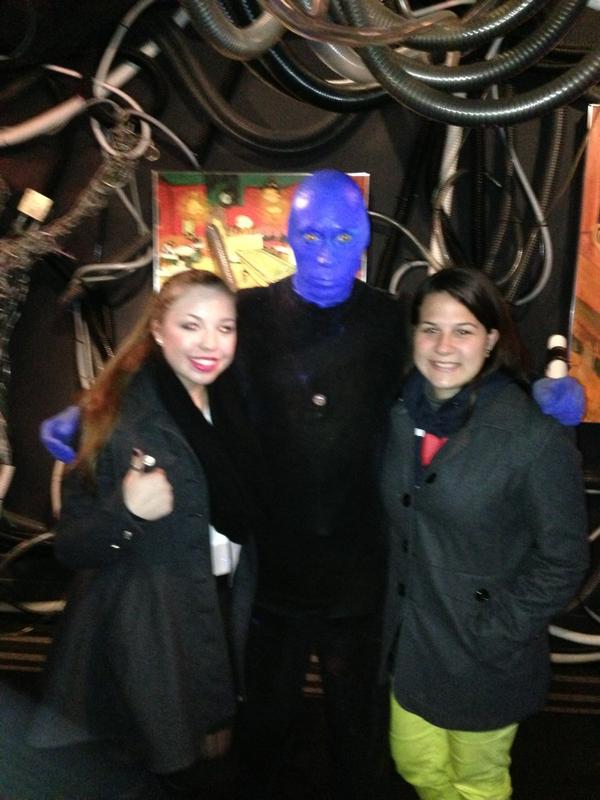 fabianaiirel's tweet image. “@Mariblancoo_: I finalllyyyy get to see the blue man groupppppp yayayayayy #bifftime @fabianaiirel”