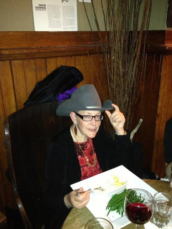 WOSONOS2012's tweet image. Lisa Heft under Harrison&apos;s hat! #WOSONOS