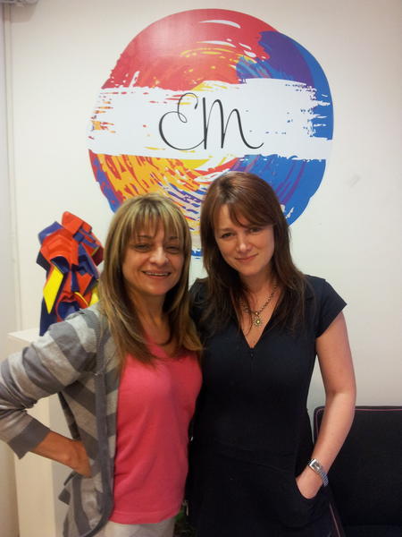 Marce Feudale en Elena Marquez esteticart.Gracias x acompañarnos en el cambio!