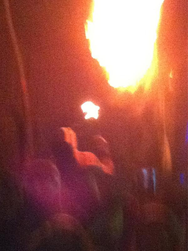 CanadaSurfFilm's tweet photo. Fire breathing show at Nocturne 2012 #whoneedsabreathmint #Nocturne2012 #fire #hot http://t.co/ldlhWJCx