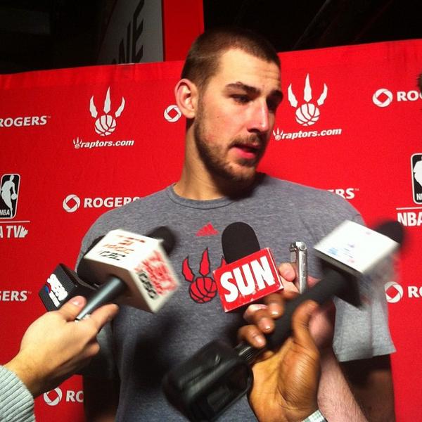JValanciunas1's tweet image. Speaks about making his ACC debut Friday vs. Detroit.