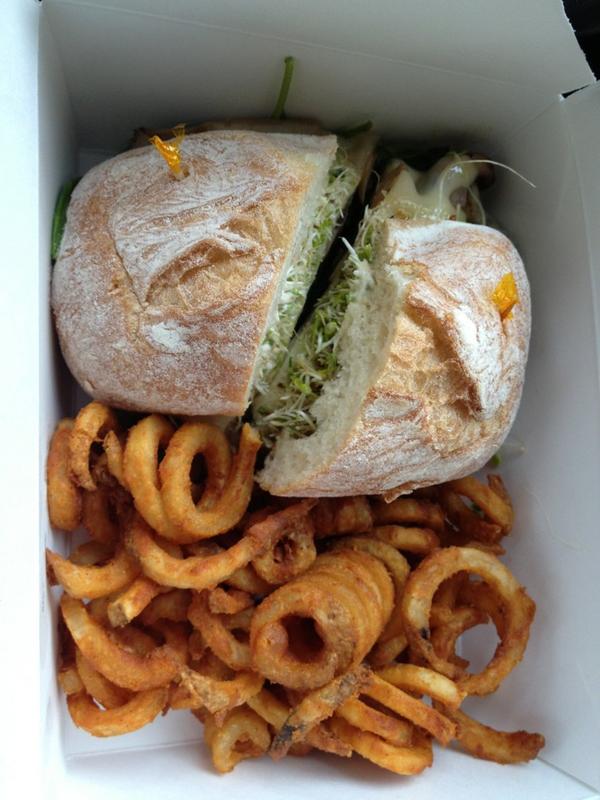 raudelwilson's tweet image. I love SF Ziggy's veggie sandwich. @gopago made it super easy to order from my phone..Thanks!!! #foodporn #walletless