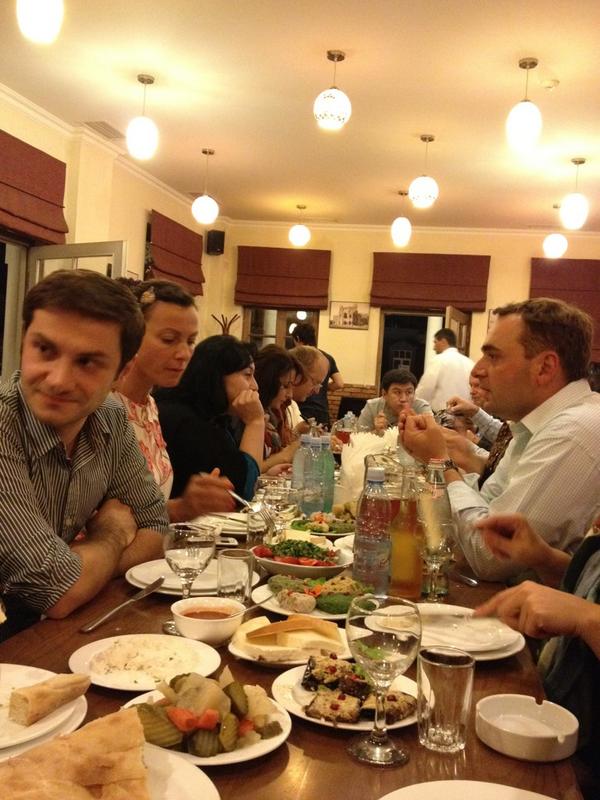 celanetwork's tweet photo. @celanetwork dinner hosted by CELA Georgia team! http://t.co/eUIRPG1i