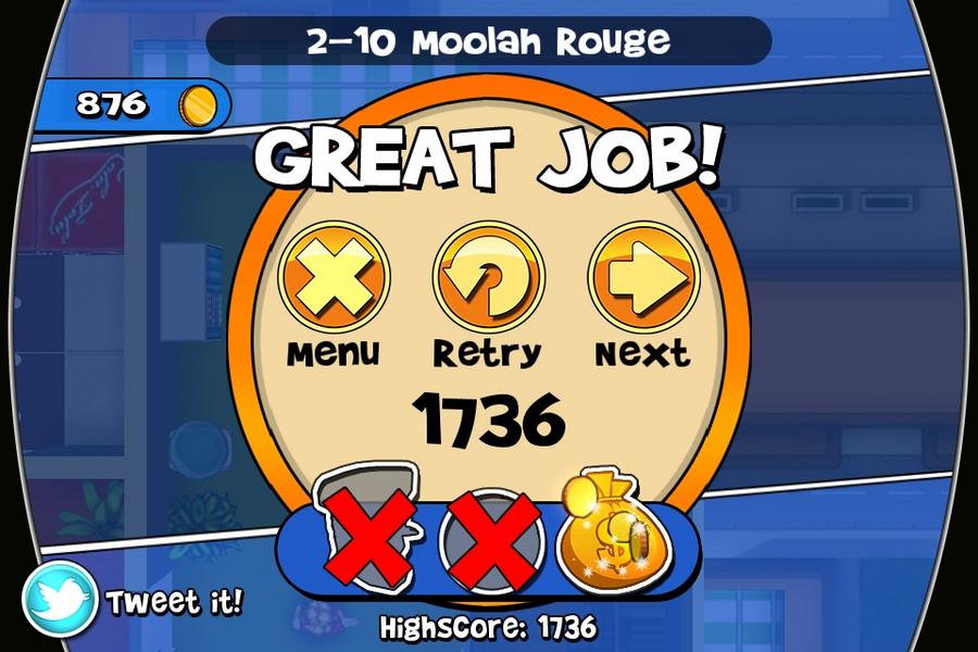 marceraya's tweet photo. I pilfered 1736 points worth of loot on 'Moolah Rouge' in #RobberyBob. Beat that! http://t.co/KskBmBPc http://t.co/52OAaXVr
