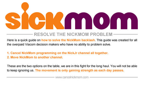 Nick Jr Toons Nude - Parents sickened by vulgarity and sex references on Nick Jr.'s NickMom  shows â€“ twitchy.com