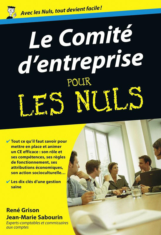 La Bibliothèque #AUDECIA s'agrandit!!! Parution le 18 octobre 2012 du "Comité d'Entreprise pour les nuls" #CE