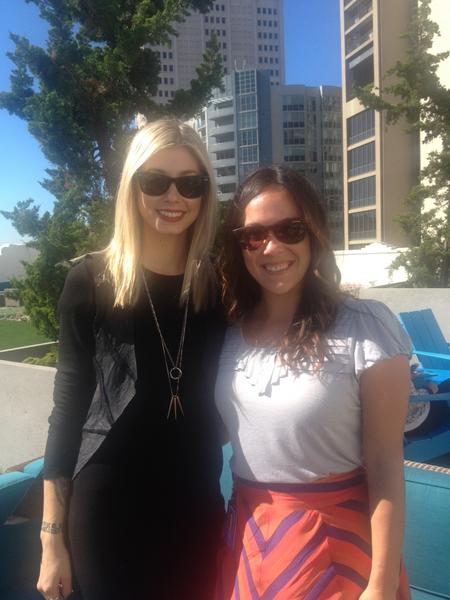 SFwolfpack's tweet photo. Officially #TeamMelissa after @melissafleis stopped by twitter today. Good luck, girl! http://t.co/L5I3za3W