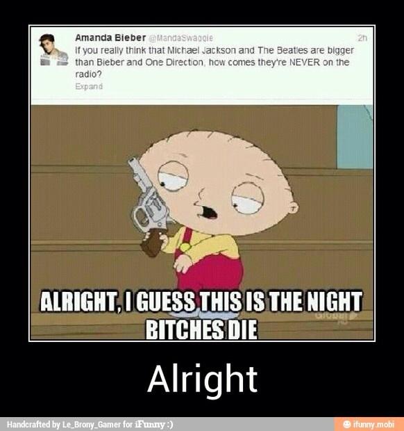 LOLstarwarsguy's tweet photo. Well I guess this is the night bitches die. #familyguy #beatles #1d http://t.co/s79uzv7d
