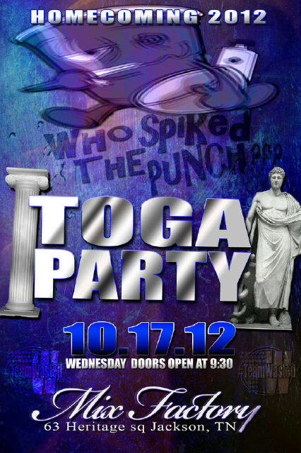 EYEAMTHECITY's tweet image. WED NIGHT THE ULTIMATE (TOGA)PARTY #MIXFACTORY =HOMECOMING  #TEAMWASTED #LCHC #PROMOKRAZY (TURNDAFUCKUP 22