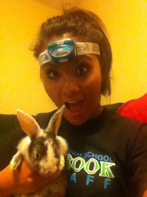 squidthekid87's tweet image. Me an Rufus just hangin out:) #frabbit