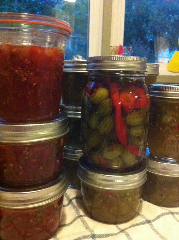 Canvolution's tweet image. RT @PDXToddM: Last batch of heirloom tomato jam for the year @punkdomestics #pdxeats #canvolution #charcuterie