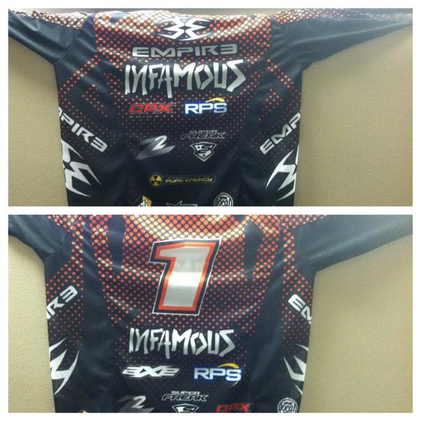empirepaintball's tweet photo. Do you want to be infamous? RETWEET this for a chance to #WIN a blank @LAInfamous jersey http://t.co/NqynDWdM