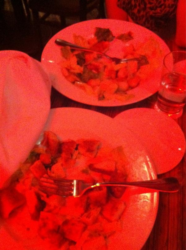 LibsSmith's tweet photo. Mistakes made at Monza with Morgarrison #fallfood #foodcoma http://t.co/abOqxgRd