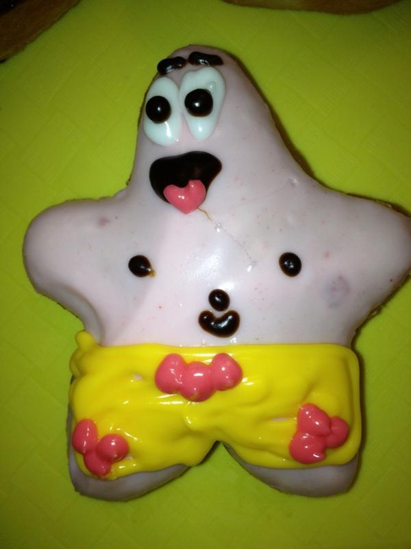 drdoughnut's tweet photo. Sponge bob's friend! http://t.co/5eHnbKnA