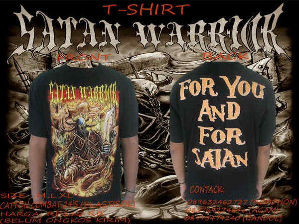 <a href="/Satan_Warrior/">Satan Warrior</a> T-Shirt, IDR 110K (Belum Termasuk Ongkos Kirim), Caton Combat 24's (Platisol)