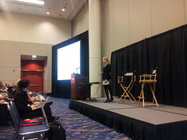 TechLearnConf's tweet image. @anya1anya takes the stage at #learning3