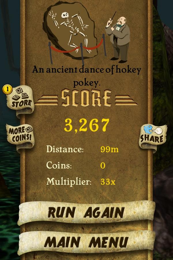 ThreeBsGrill's tweet photo. I got 3,267 points while escaping from demon monkeys. Beat that! http://t.co/oIYd5vsI #TempleRun http://t.co/zBJLmvhJ