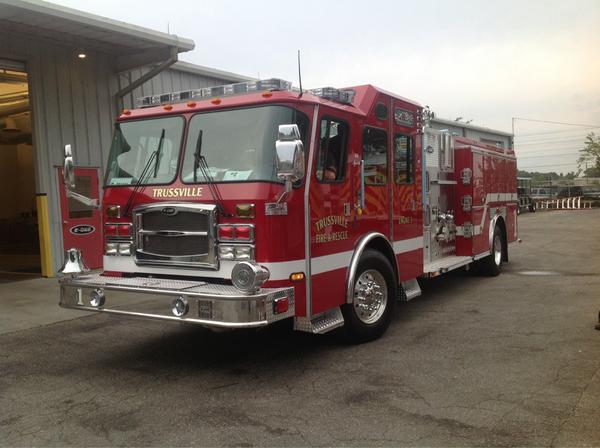 TimShotts's tweet image. New Engine 1 is on its way to Trussville.
