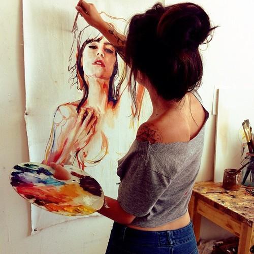 JanaInaKohnke's tweet photo. We're all a piece of art, art is never perfect http://t.co/Ma6AHsWk