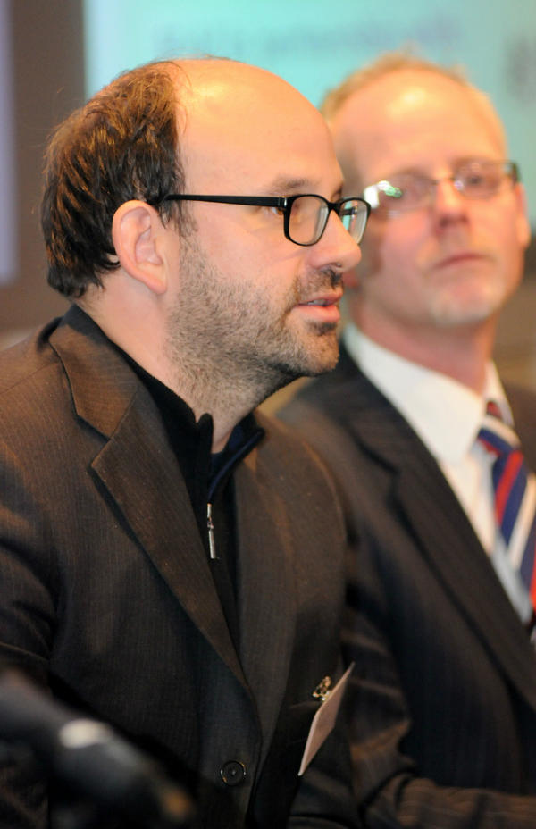 restate_thinks's tweet image. Tom Steinberg @steiny speaking at the Reform #futureisopen conference today