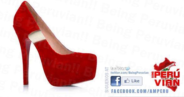 BeingPeruvian's tweet photo. Wow! Mira estos Bonitos Tacos para damas peruanas... Nice Sexy Pumps for Peruvian Fashionistas....

#peruvian #fashion http://t.co/AcGQtFEI