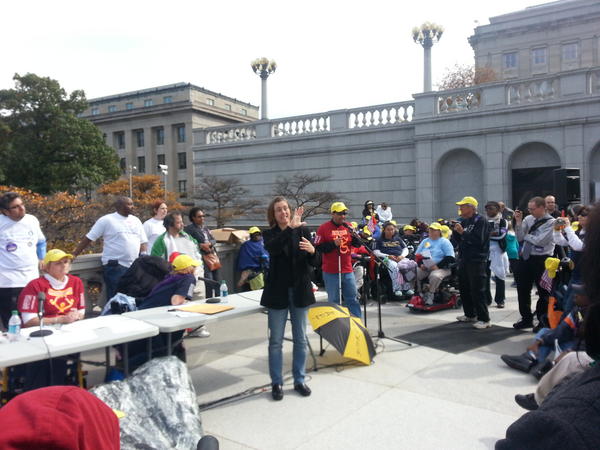 Tom, Philly Adapt, legal observer who's gotten everyone out of jail this week: Corbett is the uncivil governor!