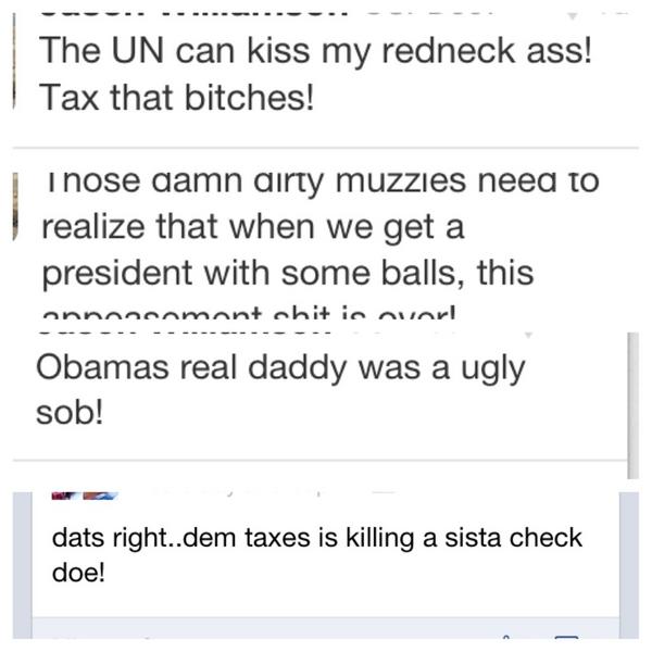 LibbyLeighAR's tweet image. @willrdupree Here are some prime examples of what ppl shouldn't post! #showintelligence