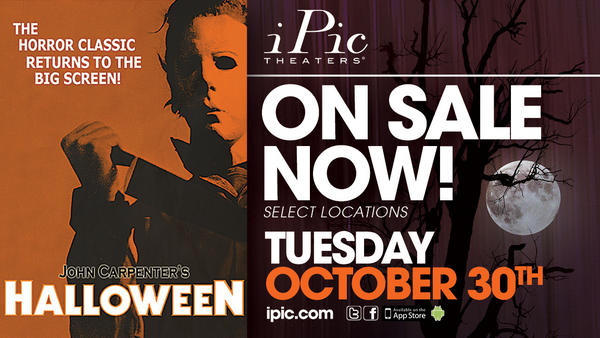 IPicMKE's tweet photo. Come see John Carpenter's movie Halloween here at iPic on October 30th! Get your tickets now @ http://t.co/b1Kj1xGx http://t.co/3Fjecs6S