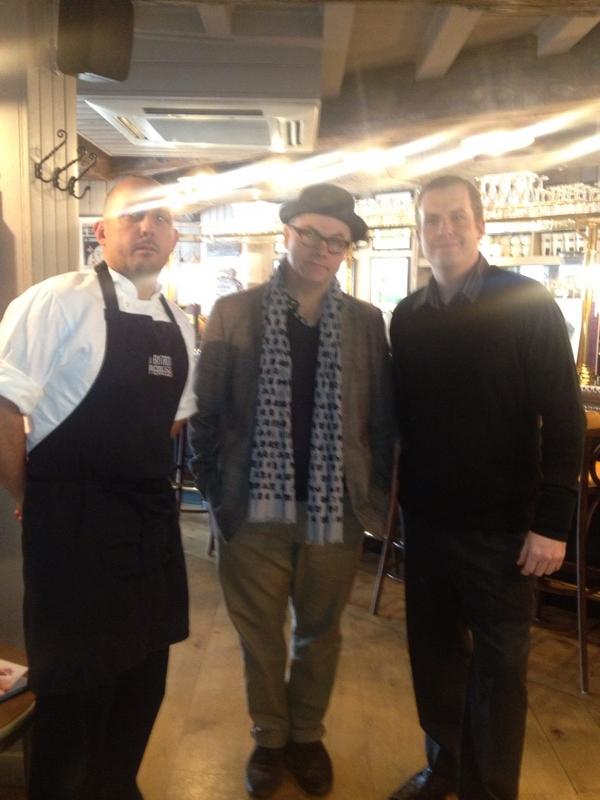 PierreHarrogate's tweet image. Jack Dee samples the Roasted Cod fillet at Le Bistrot Pierre Harrogate #jackdee