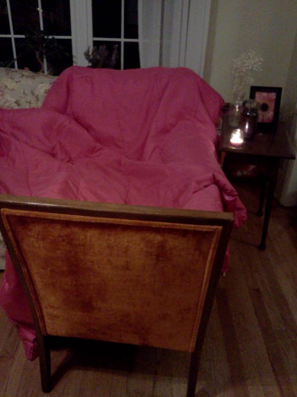Andreareyn87's tweet image. My plush study lounge I created. Looks better with the christmas lights on. #mightfallasleep