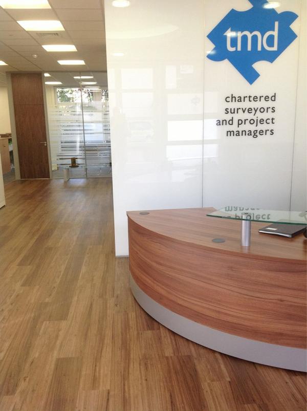ShoveAlistair's tweet photo. Another great project using karndean design flooring Van Gogh Walnut. TMD moved offices recently and loved the look. http://t.co/re74NsEB