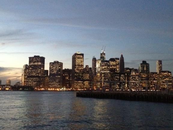 DanielJTownsend's tweet photo. NYC skyline from the Brooklyn side http://t.co/5D6OjwMf
