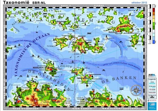 Alle SBR ontwikkelingen in kaart gebracht. De #SBR_NL landkaart anno 2012. #XBRLtaxonomie