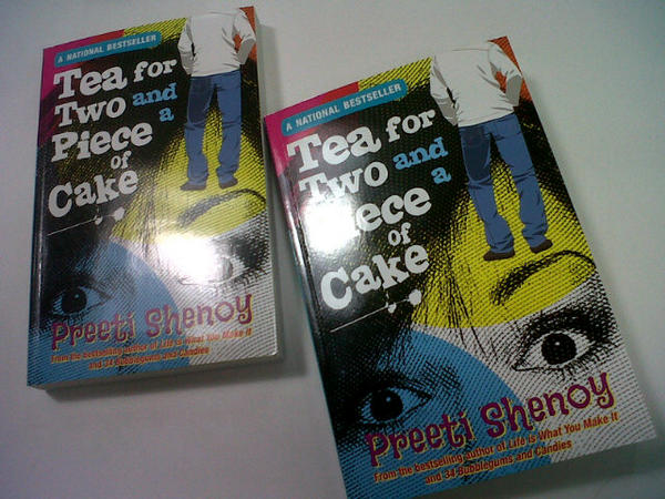 The bestselling Tea for Two and a Piece of Cake in a new yummy cover! Congrats <a href="/preetishenoy/">Preeti Shenoy</a>