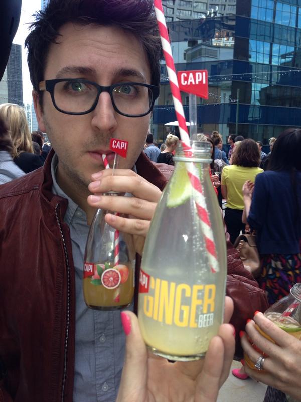 Checking out the Tonic House Rooftop w/ @capi_sparkling helping us along! #happydays @