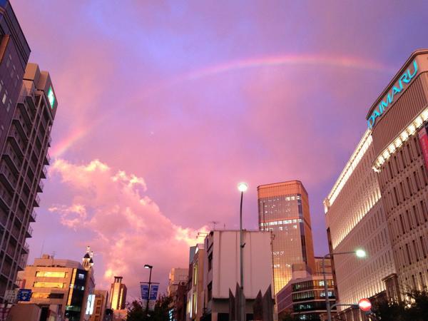 神戸の虹。