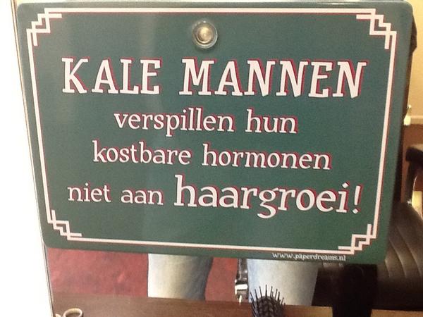 Gelukkig niet de lijfspreuk van al onze klanten!