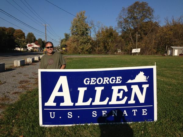 BotetourtGOP's tweet image. Proud to get Allen signs up all over Botetourt!!