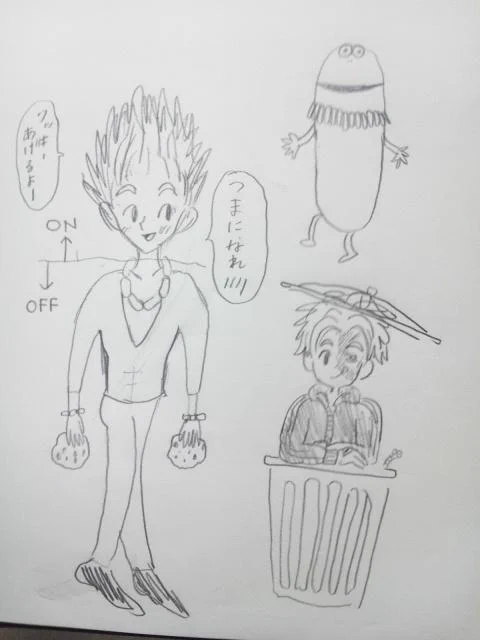 Fateを全然知らない友達に特徴だけ伝えて描いて貰った絵がじわじわくる 