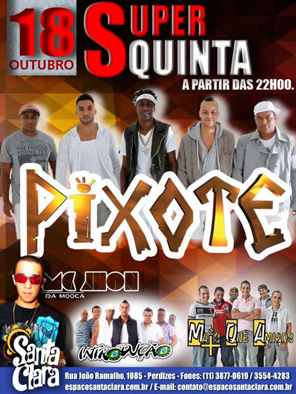 LuisaNerrye's tweet photo. @DuPixote Hoje tem heim... Na melhor quinta de SP.... PIXOTE no SANTA CLARA.
Vaiiiiiiiiiiiiiiiiiiiiiiii http://t.co/WRjsWvo4