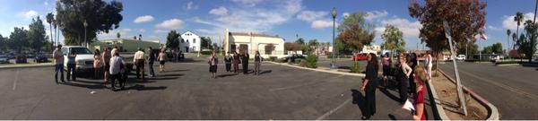 Practicing evacuations for the #shakeout shakeout.org/California