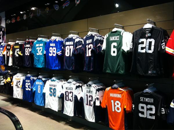 NFL jerseys, t-shirts, hoodies