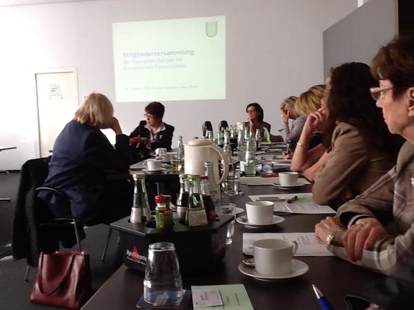 EFU Mitgliederversammlung Berlin CDU Zentrale: MdEP Dr. Ingeborg Grässle berichtet aus dem Haushaltskontrollausschuss