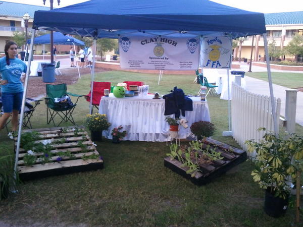 At the Clay County health fair today!