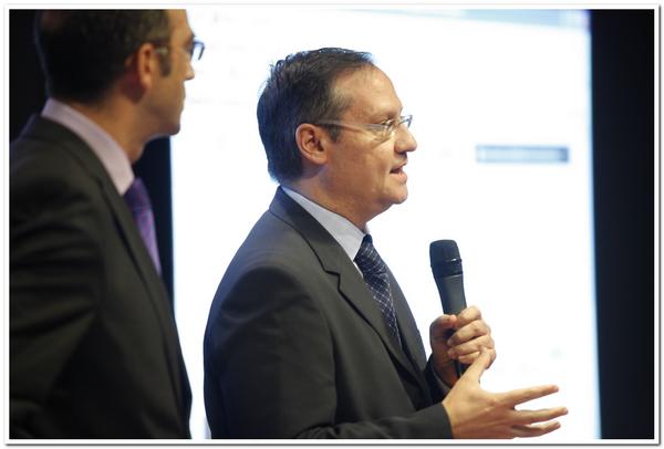 OPINATOR_CX's tweet photo. Antonio Rodríguez, our CEO, conveying the power of OPINATOR to the audience. cc/ @antoniorguez http://t.co/CbHODppi
