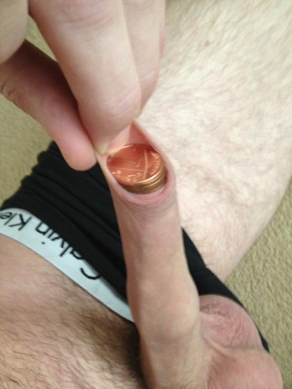 They say pick up a penny nd ull have good luck all day. I keep mine safe but never get good luck #Foreskinfridays