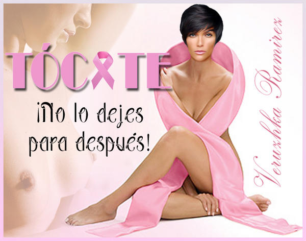veruzhkaramirez's tweet photo. Día internacional de la lucha contra el cáncer de mama, cuídate , valorate y sobre todo tócate , es nuestra misión. http://t.co/IKlFUpst