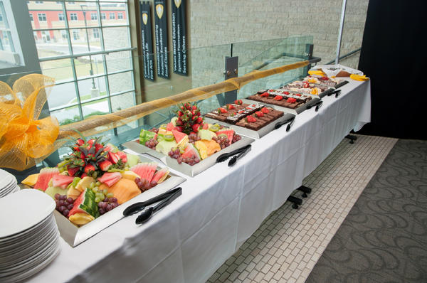 Ambrose_Events's tweet photo. Kudos to the Ambrose Dining Services team on the fantastic food presentation at the Dean's List Reception! http://t.co/0ndKUPZ0
